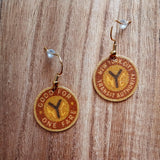 NYC Subway Token Earrings
