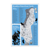 NYC Brooklyn Waterfront North Map