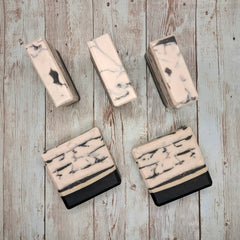 Aspen Grove - Black and White Goats Milk and Charcoal Soap
