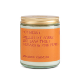 Hot Mess Candle (Rhubarb & Pink Pepper)