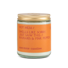 Hot Mess Candle (Rhubarb & Pink Pepper)