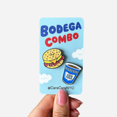 Bacon Bodega Combo: Two 1" NYC Enamel Pins (BEC + Coffee)
