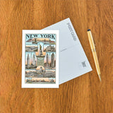 Scenes of New York City Postcard