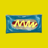 Ballpark Nights Hot Dog Clutch