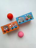 B is for ball® - 2-Ball Set in “Beep Beep” Car Toy Box