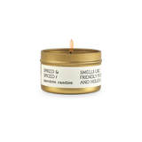 Spiked & Spiced (Red Wine & Cinnamon) Travel Tin Candle