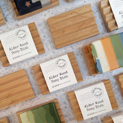 Alder Wood Soap Dish