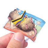 Metrocard Rat Vinyl Sticker