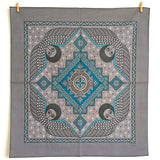 Mystical Afro Angels Ethiopian Inspired Bandana - Grey