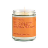 Hot Mess Candle (Rhubarb & Pink Pepper)