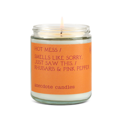 Hot Mess Candle (Rhubarb & Pink Pepper)
