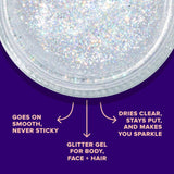 Original Glitter Gel - Disco Silver
