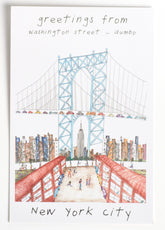 Greetings From Washington Street - Dumbo Postcard