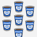New York City (NYC) Coffee 3" Sticker