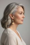 Mint Disc Earrings