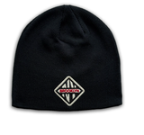 Brooklyn Patch Beanie - Black