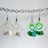 3D Dangle earrings