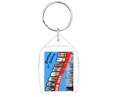 Greetings from Brooklyn Keychain