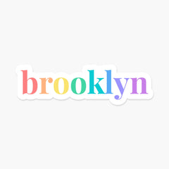 Brooklyn, New York Everyday Sticker