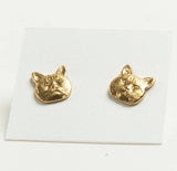 Cat Stud Earrings