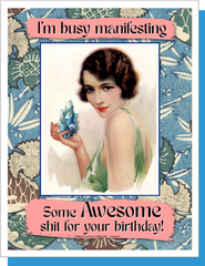 Manifesting - Birthday Greeting Card