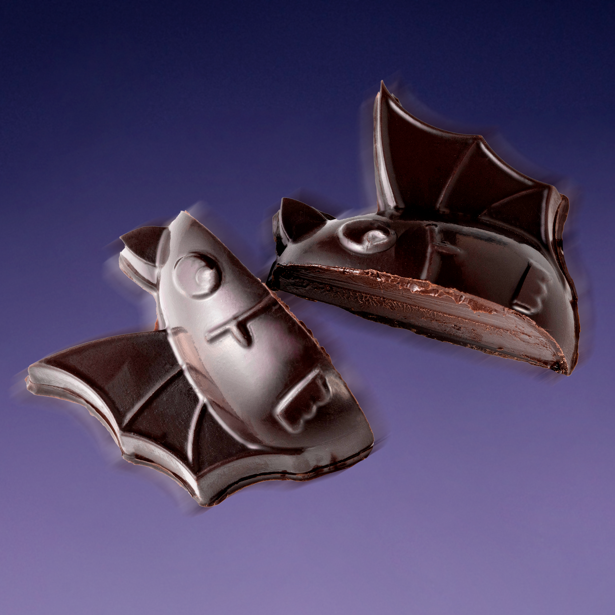 Fruit Bat Halloween Gift Box: Berry Ganache Filled Chocolate