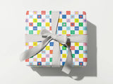 Get in Shape, Shapes in Checks Gift Wrap Rolls