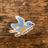 Keep Going Bird Sticker
