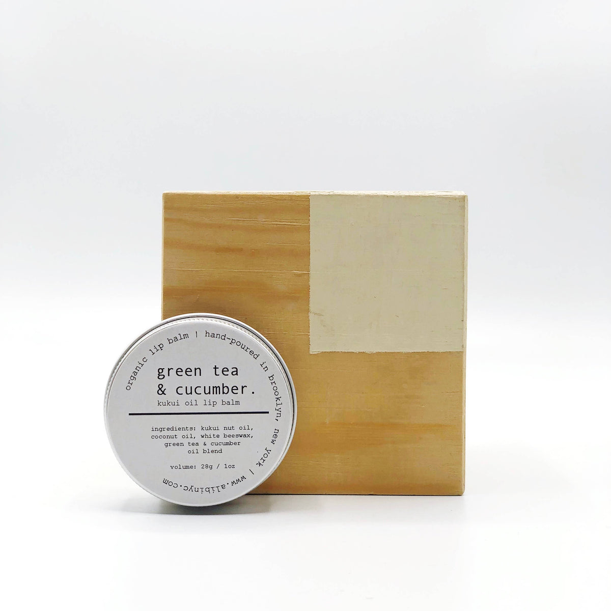Organic Green Tea & Cucumber Lip Balm