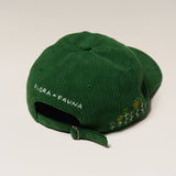 FAUNA Green Corduroy Baseball Cap
