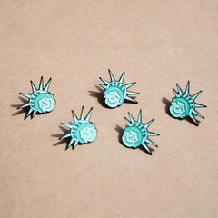 Sweet Lady Liberty 1" Enamel Pin