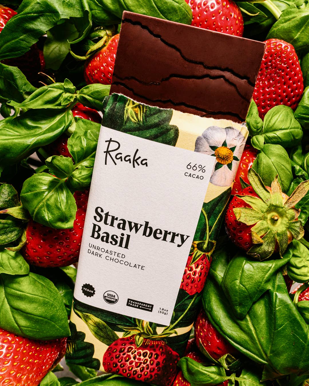 66% Strawberry Basil Bar - Spring Limited Batch