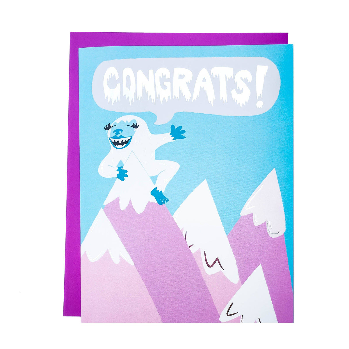 Yeti Congrats Card