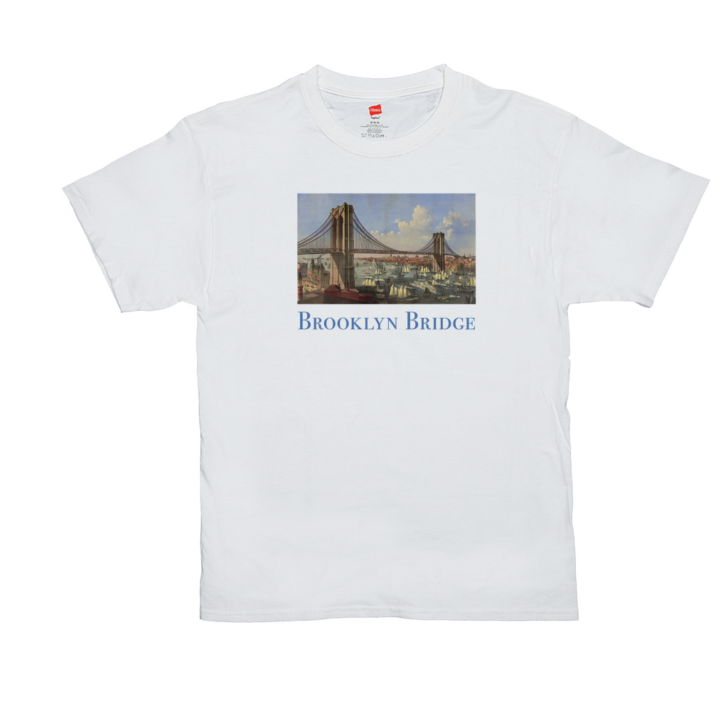 Brooklyn Bridge 1883 Premium Classic White Tee