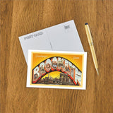 Vintage Greetings from Brooklyn Postcard