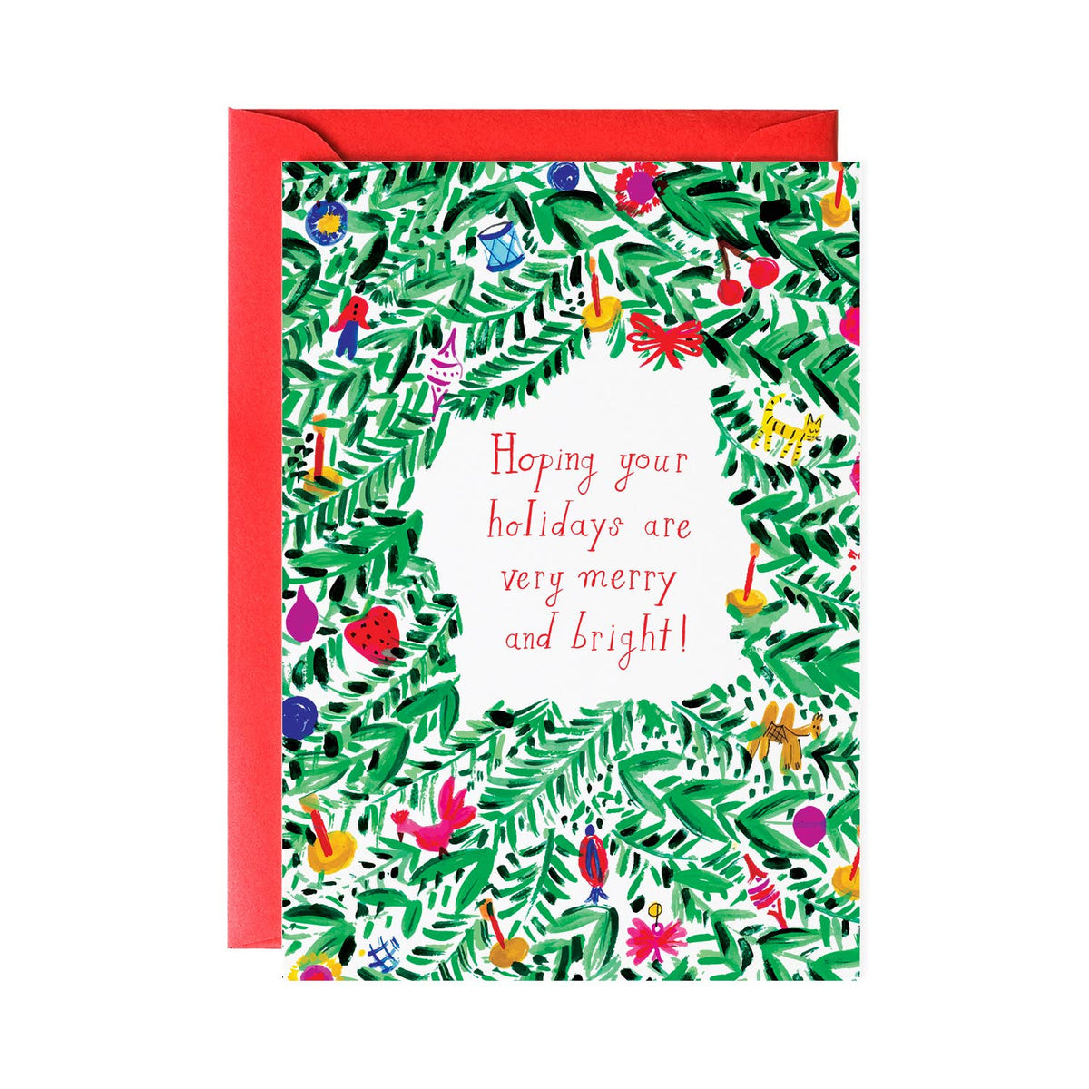 Tinsel on the Tree - Holiday Greeting Card