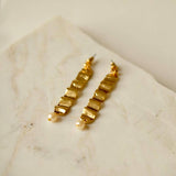Wave & Pearl Earrings