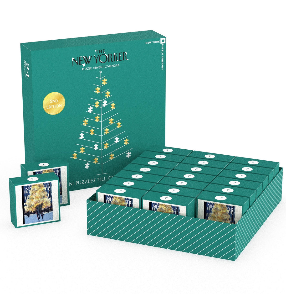 New Yorker Advent Calendar (2nd Edition) - Set of 24 Mini Puzzle