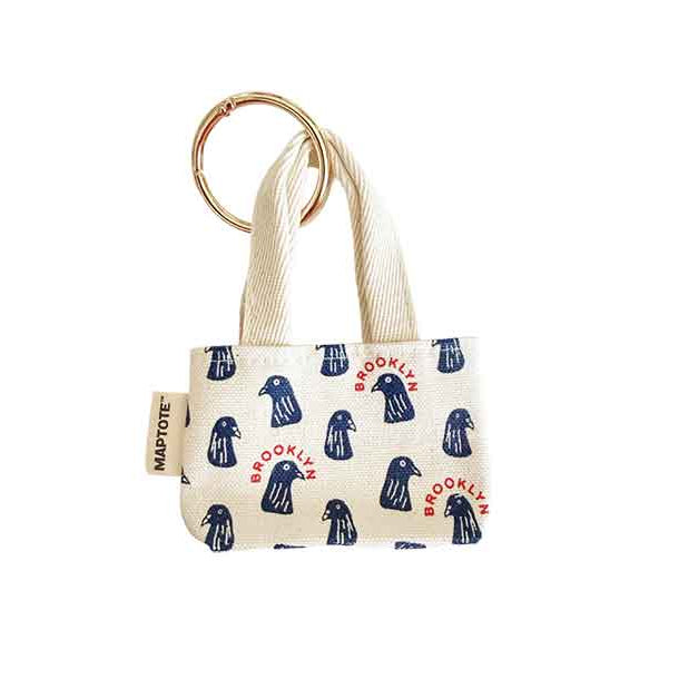 Brooklyn Pigeon Tote Charm