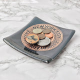 New York City Subway Token Glass 4.5" Catch-All Dish