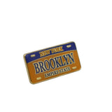 Brooklyn License Plate Pin