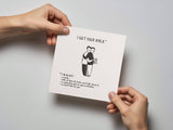 I Got Your Back Sympathy Card