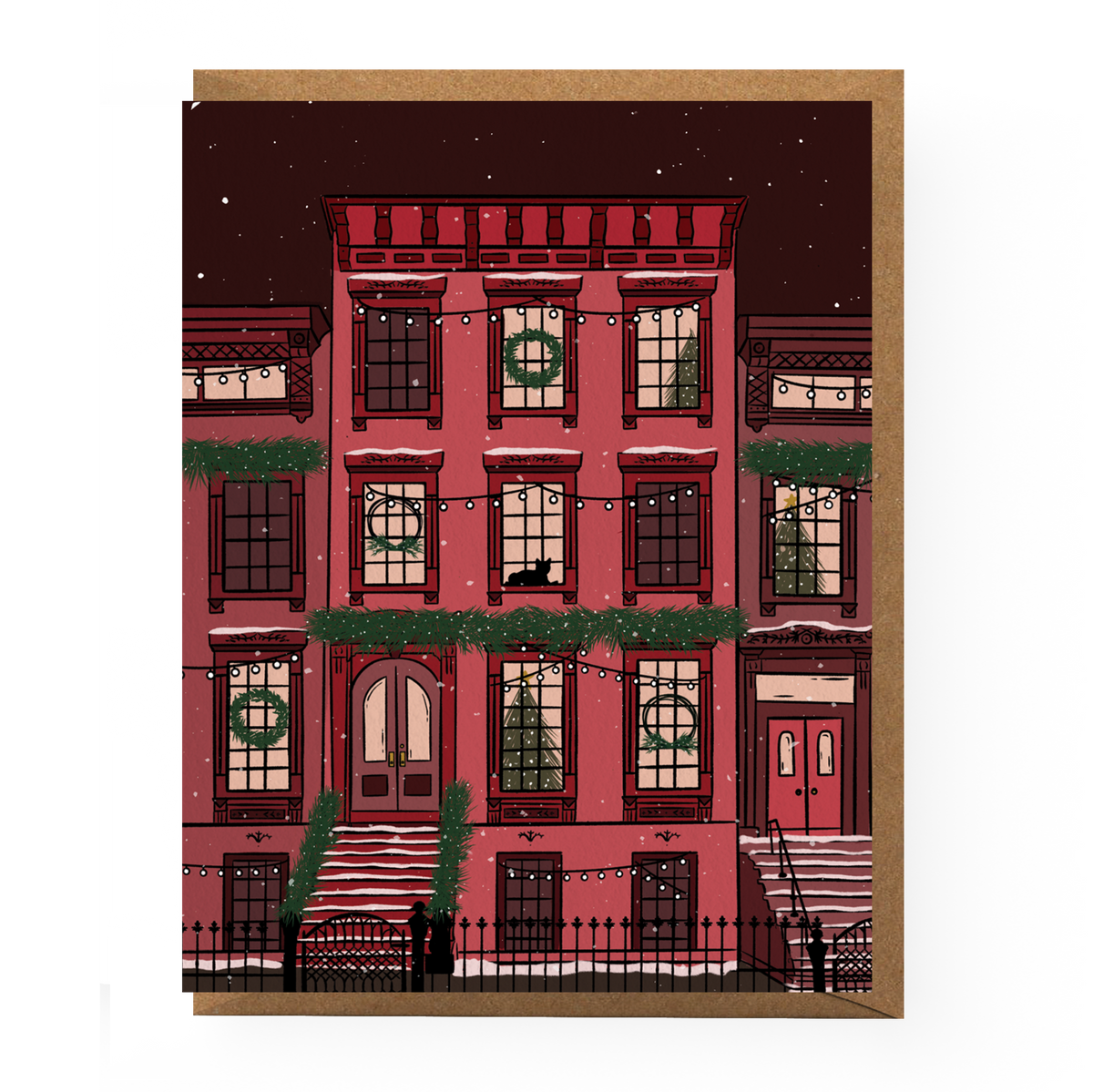 Brownstone Holiday Cards - Boxed Set Of 6