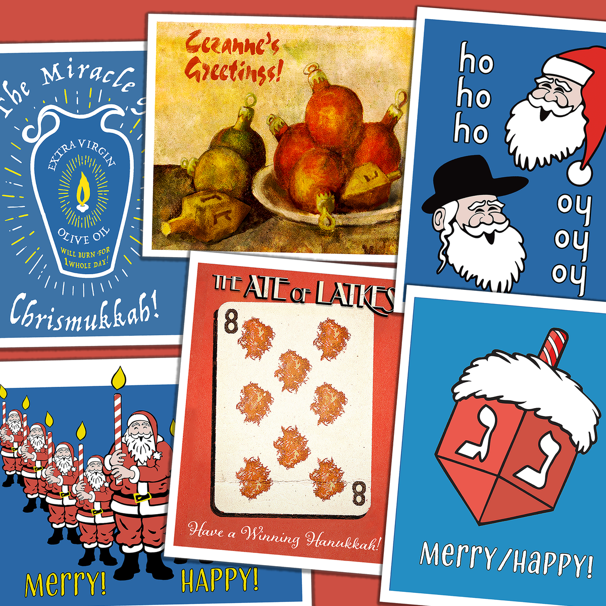 Local Beast Merry Christmakuh Cards Set