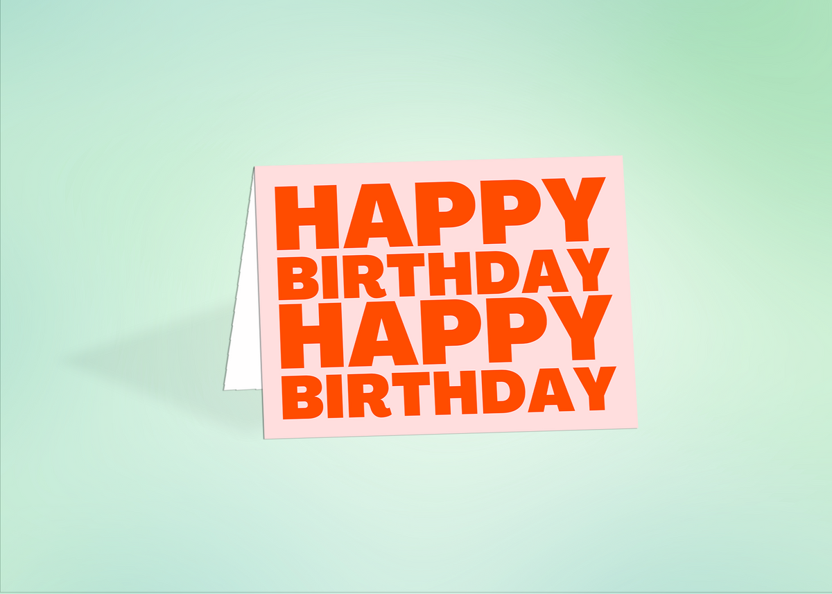 Happy Birthday Card