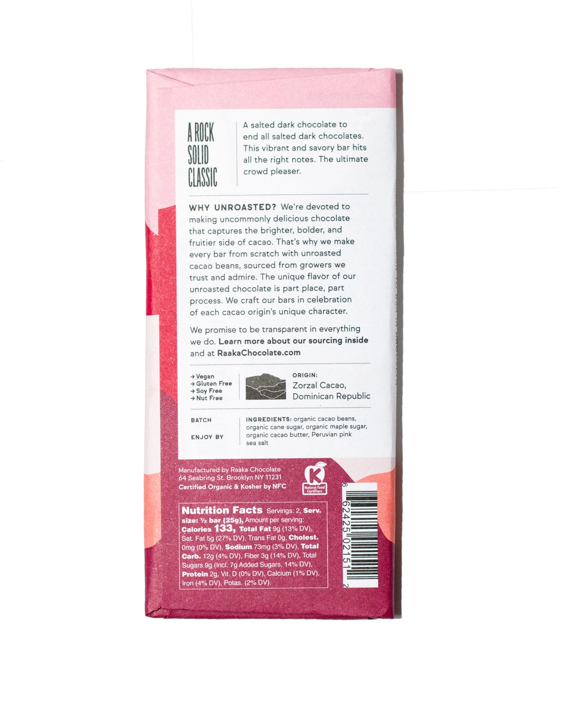 Pink Sea Salt Chocolate Bar