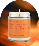 Hot Mess Candle (Rhubarb & Pink Pepper)