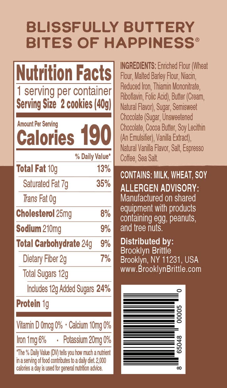 Espresso Chip Snack Pack