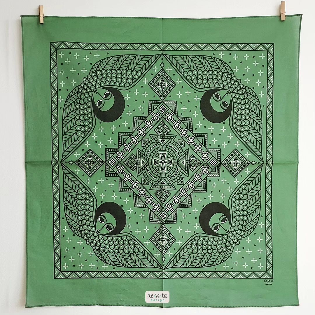 Mystical Afro Angels Ethiopian-Inspired Bandana