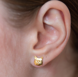 Cat Stud Earrings